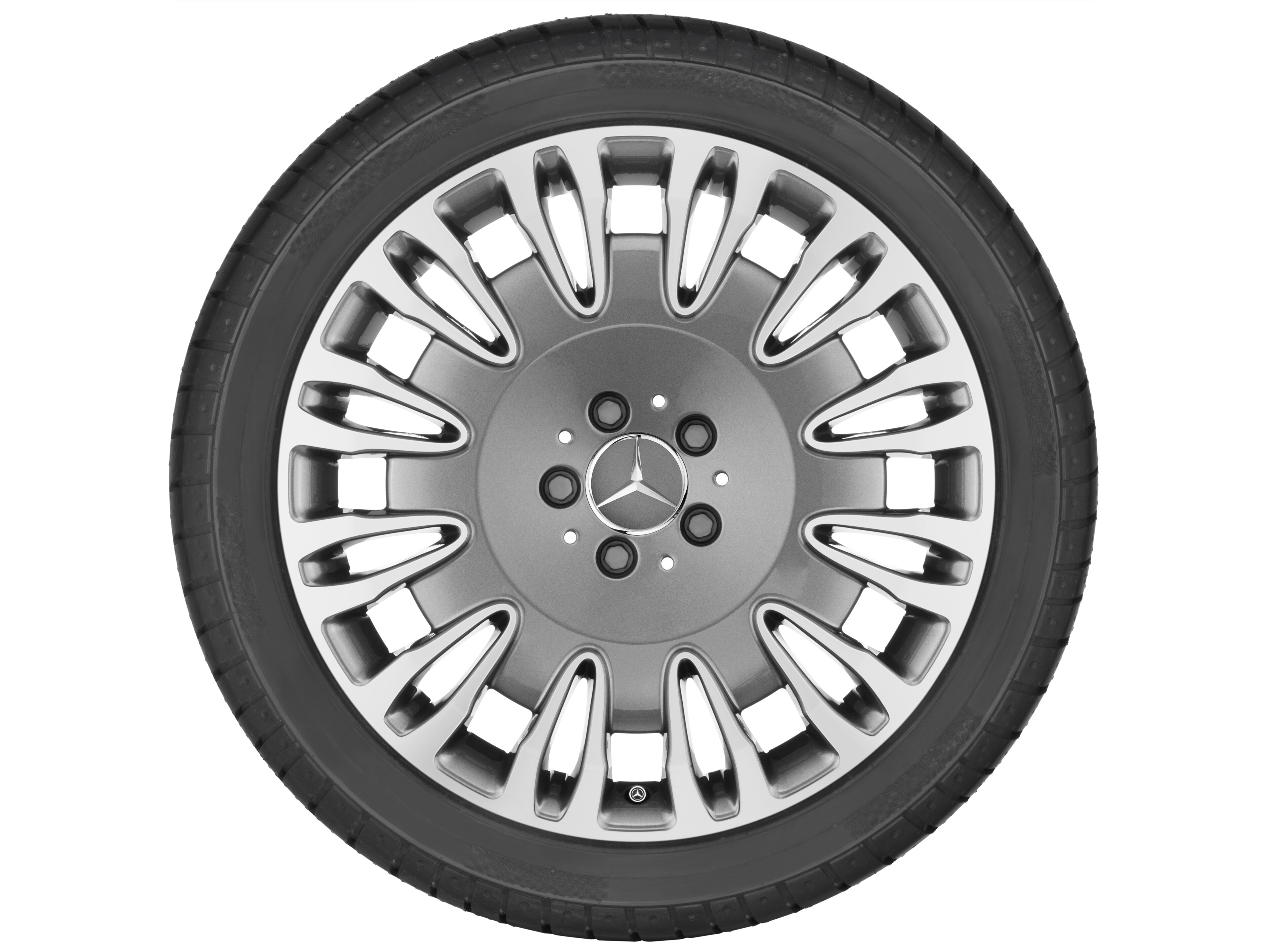 Multi-spoke wheel, 48.3 cm (19-inch) - 8,5 J x 19 ET 36, himalaya grey, high-sheen