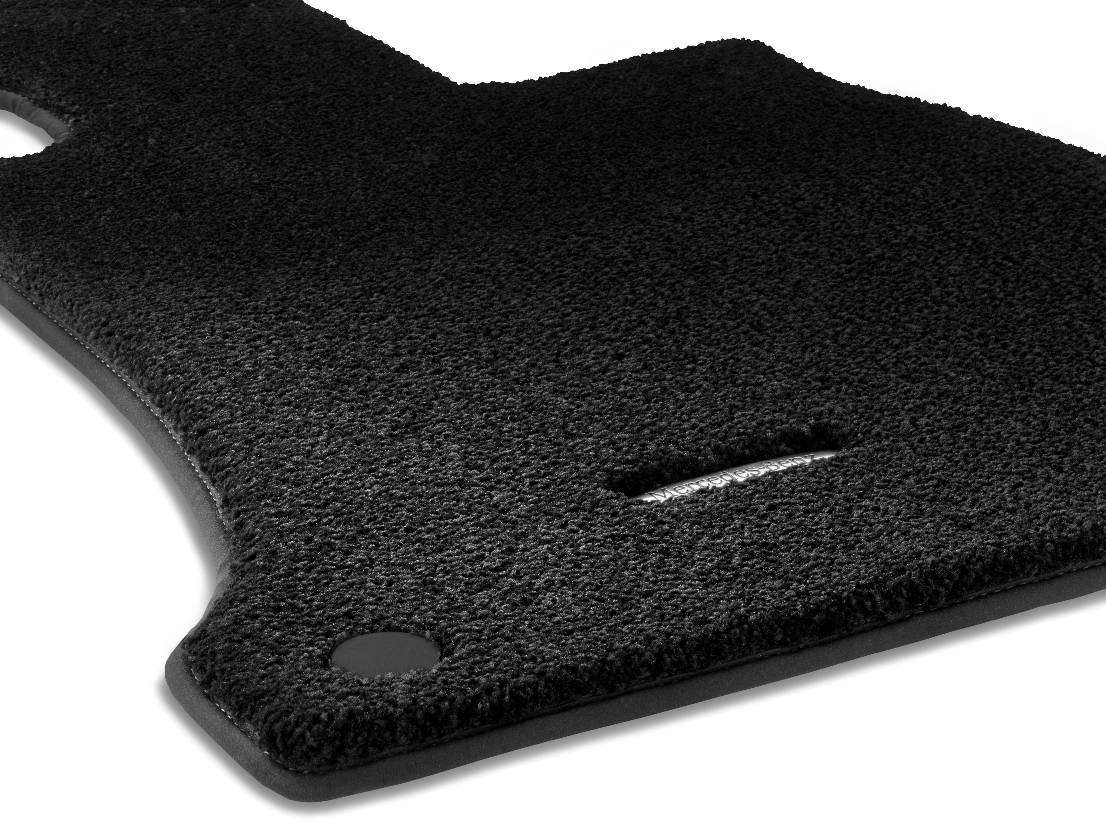 Velour floor mats EXCLUSIVE, Driver/front passenger's mat, Set of 2 - RHD, black