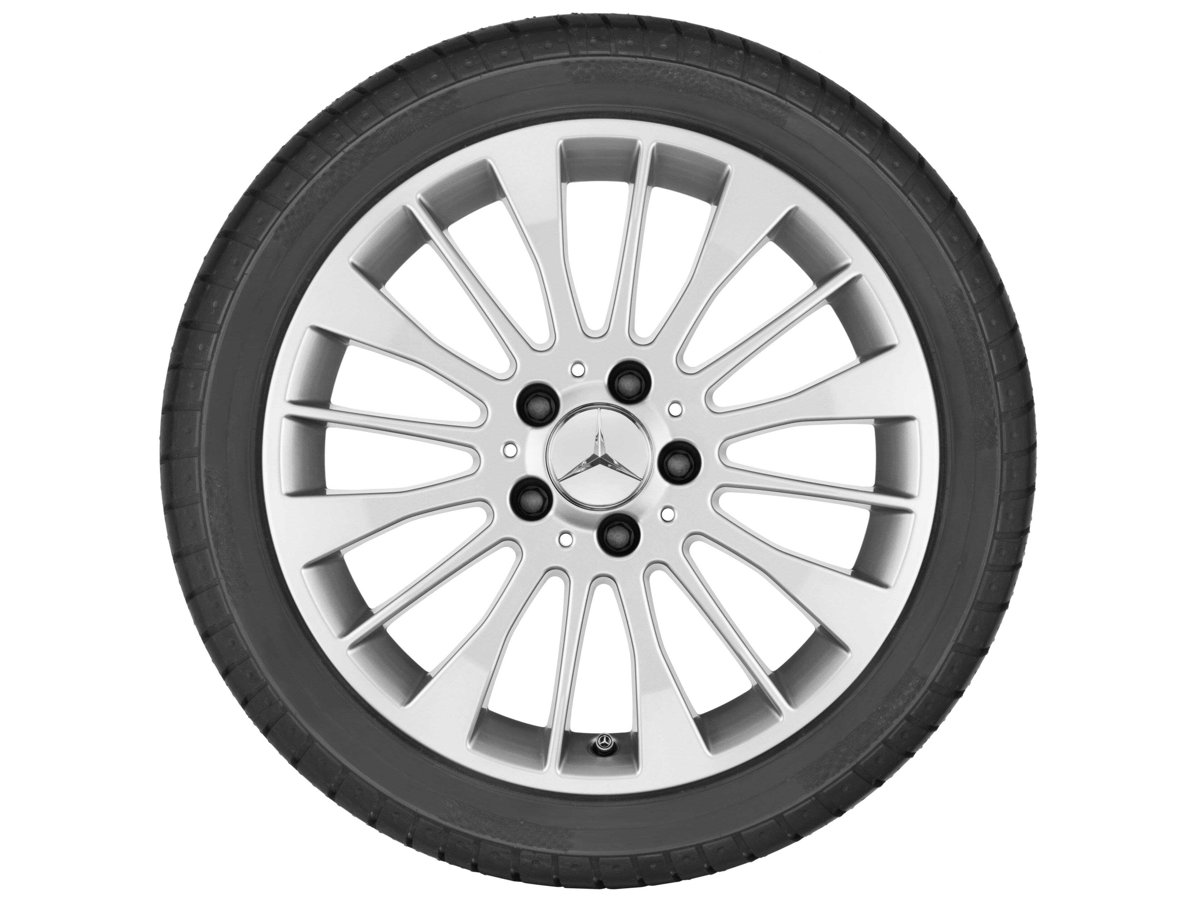 Multi-spoke wheel, 43.2 cm (17-inch) - 8,5 J x 17 ET 48, vanadium silver