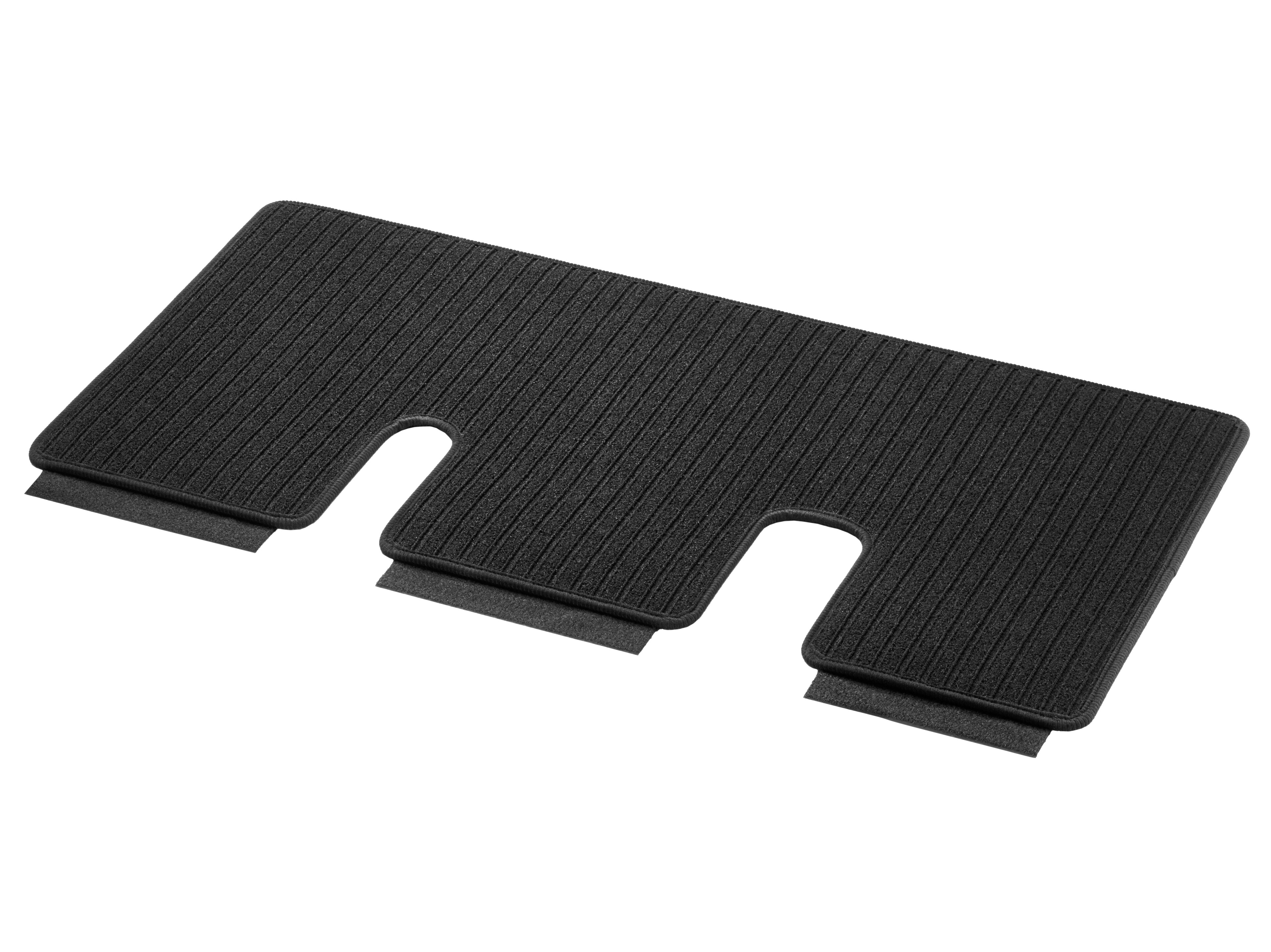 Rep mats, Luggage compartment, with single rail, Single, A1, compact, for load compartment partitioning (YG4) - LHD/RHD, black