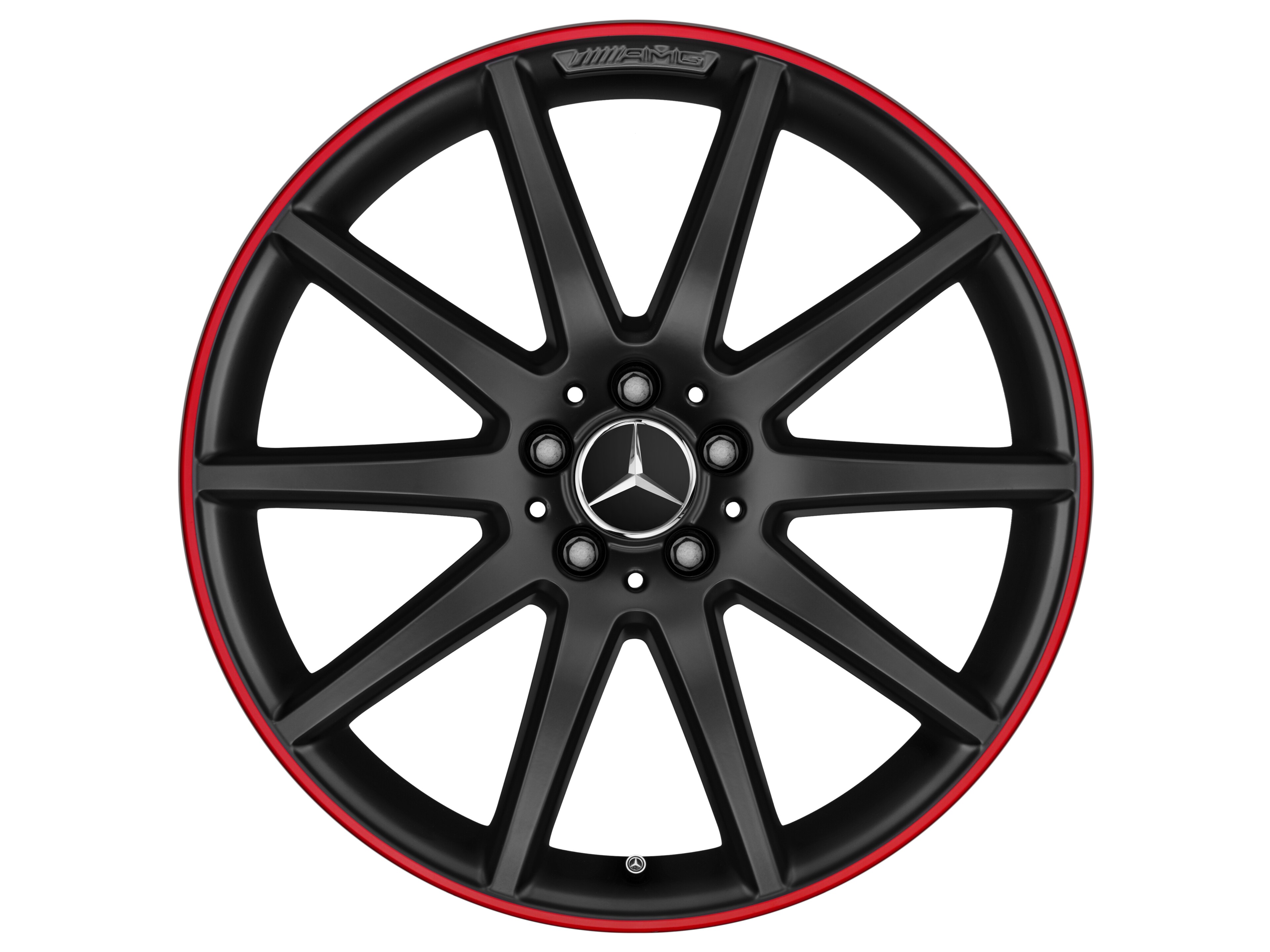 AMG 10-spoke wheel, 50.8 cm (20-inch) - 8 J x 20 ET 43,5, matt black