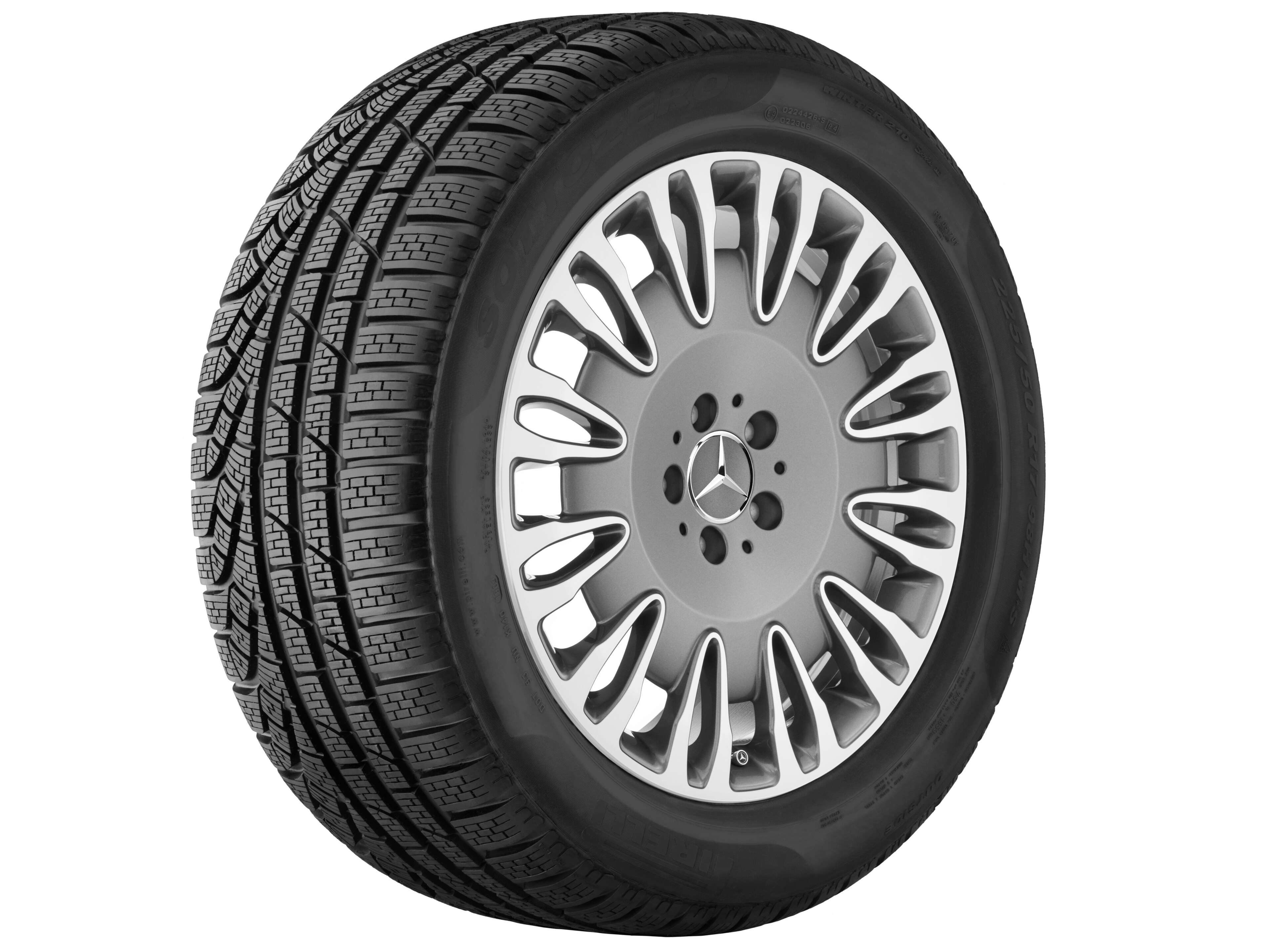 Multi-spoke wheel, 48.3 cm (19-inch) - 8,5 J x 19 ET 36, himalaya grey, high-sheen