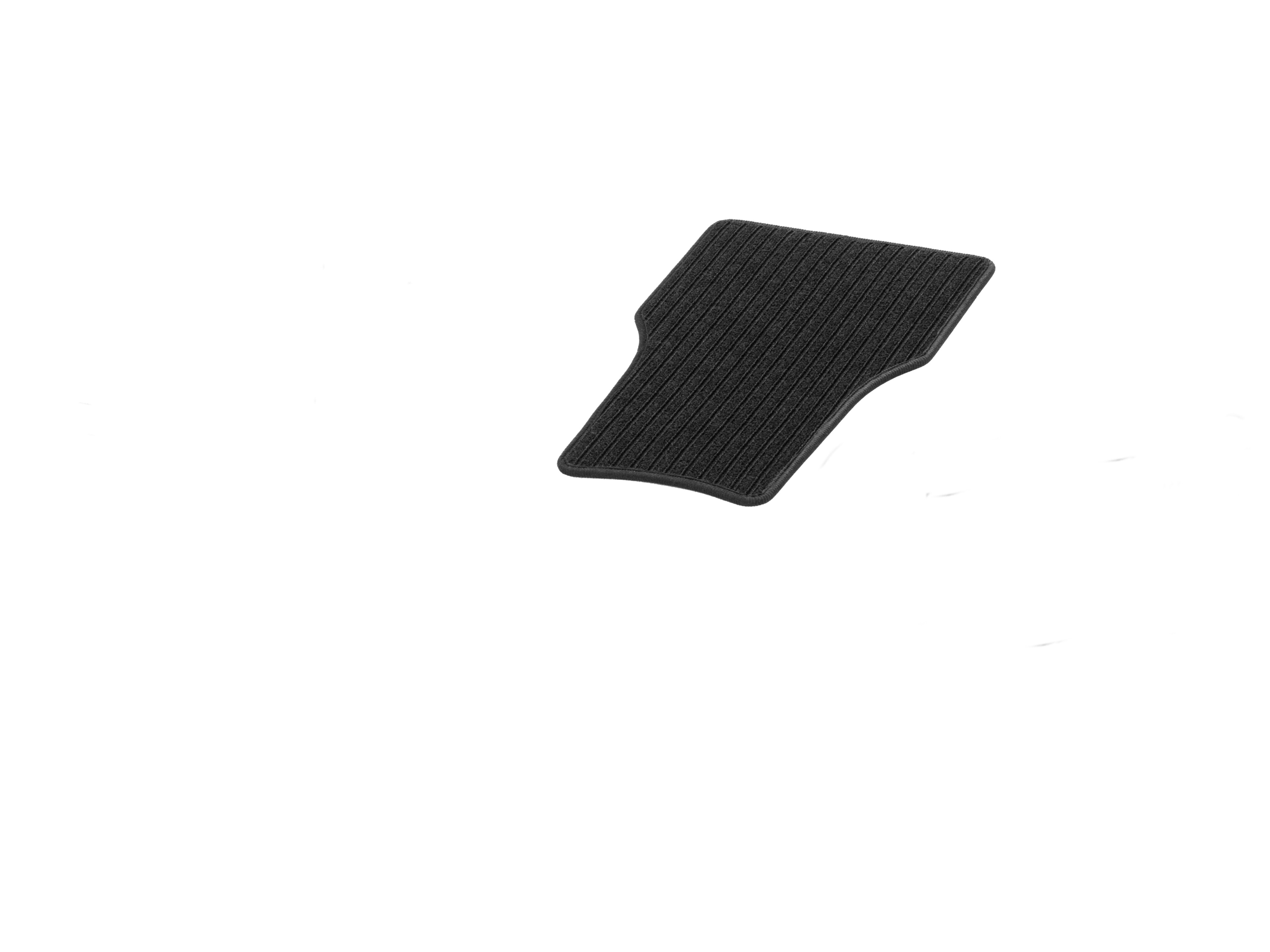 Rep mats, Centre mat, for twin co-driver's seat, Set of 1, without H00 - LHD/RHD, black