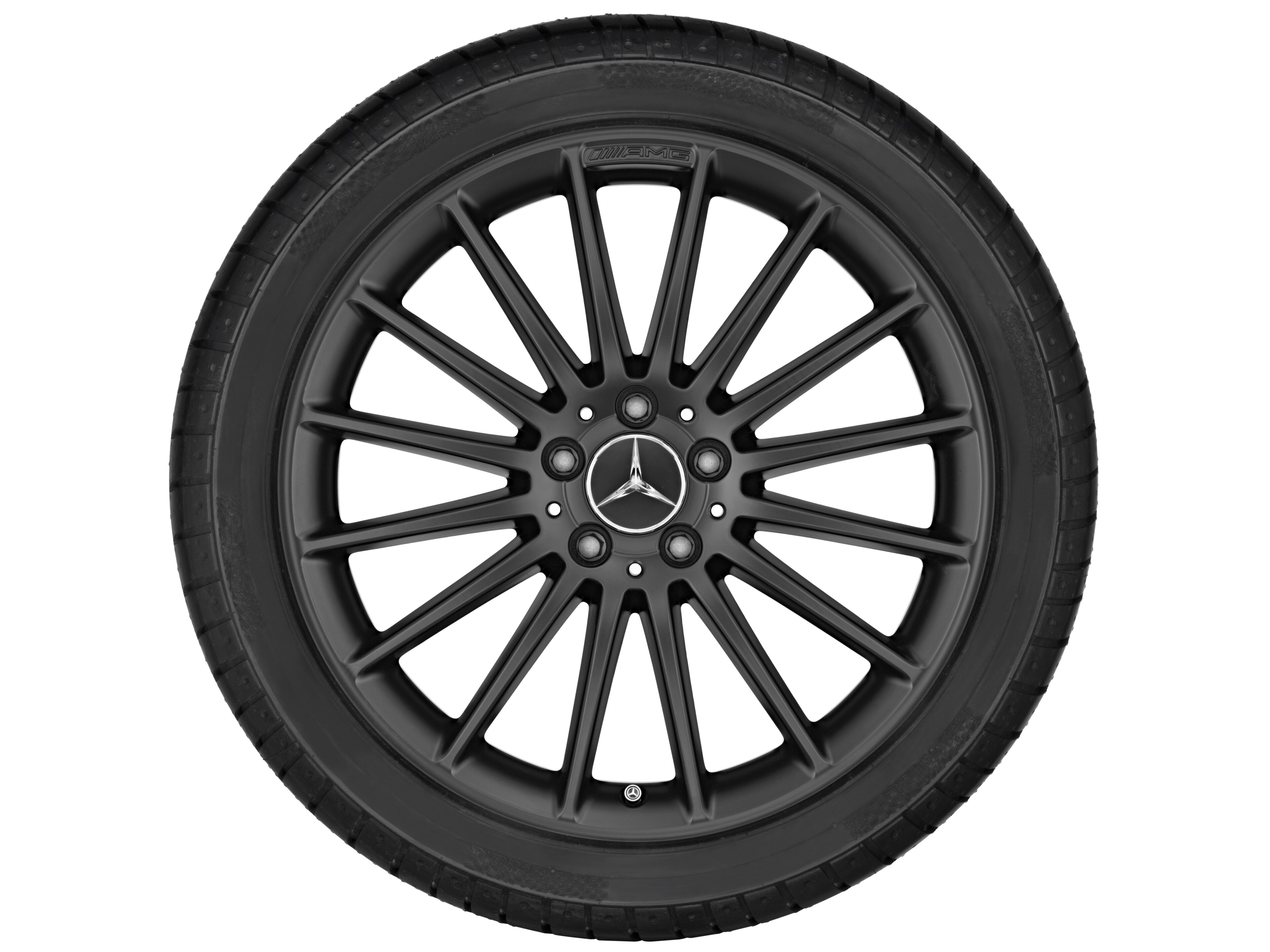 AMG multi-spoke wheel, 48.3 cm (19-inch) - 8 J x 19 ET 48, matt black