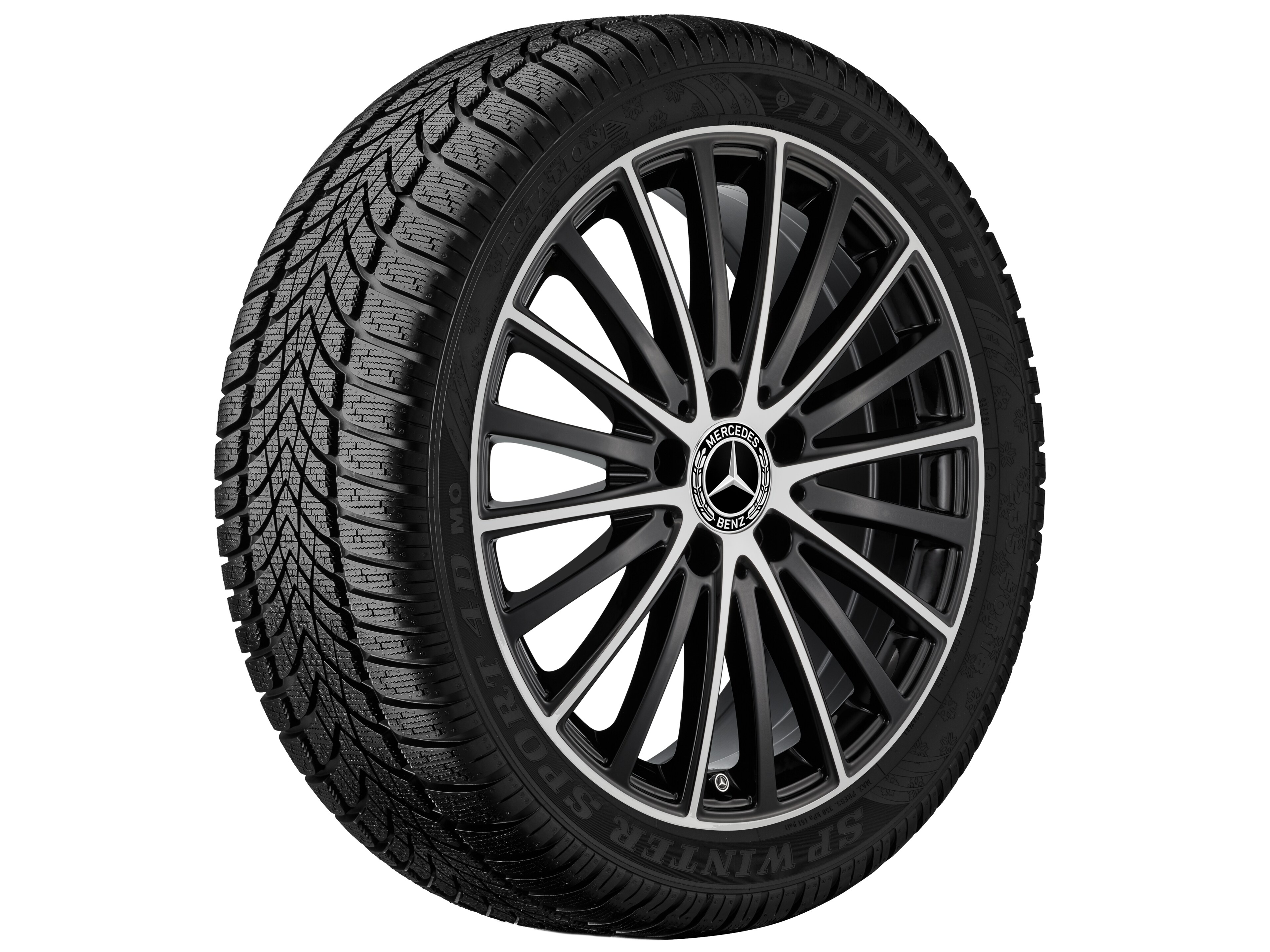 Multi-spoke wheel, 43.2 cm (17-inch), High-sheen finish - 7 J x 17 ET 48,5, black, high-sheen
