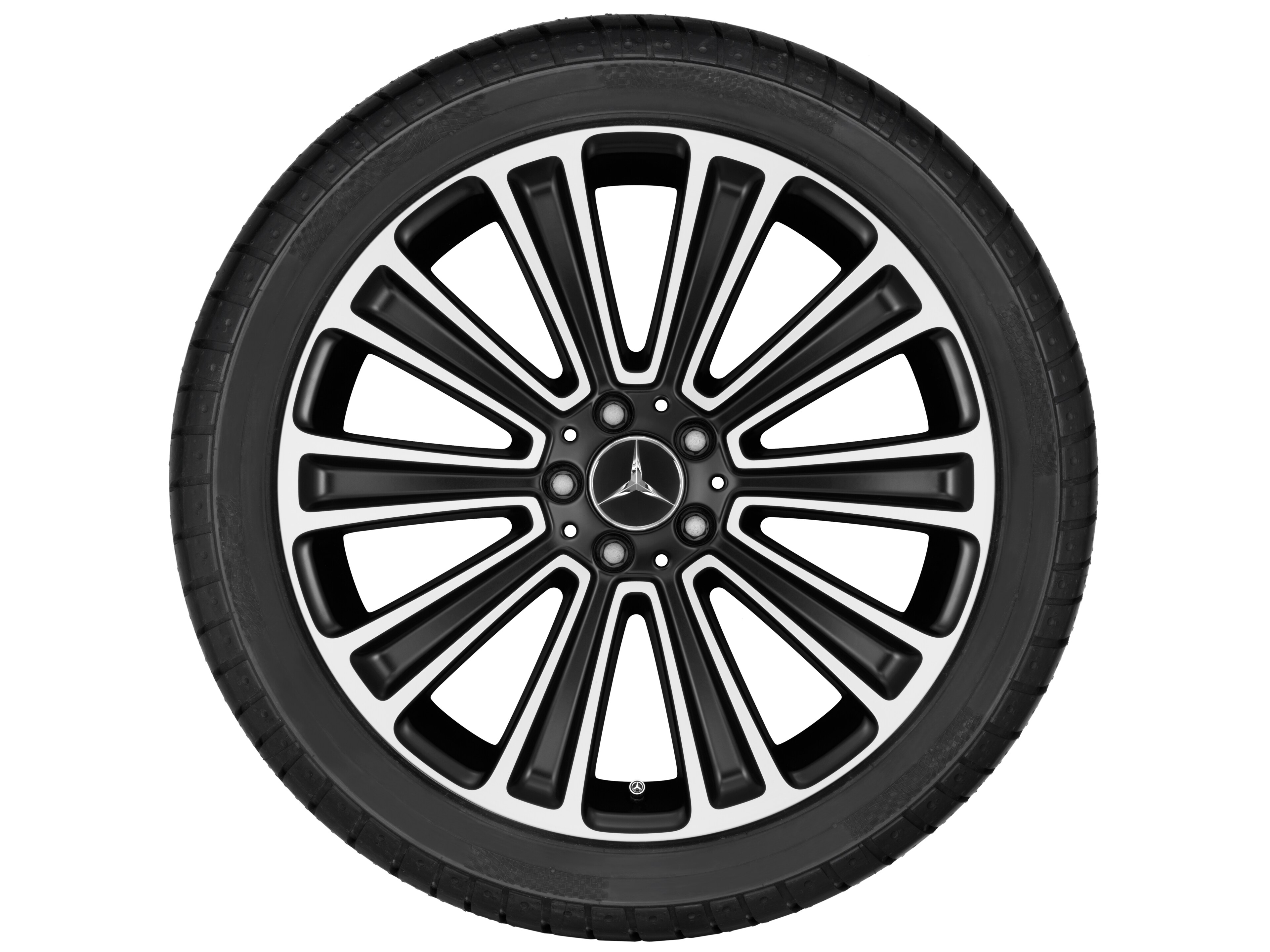 10-spoke wheel, 50.8 cm (20-inch), High-sheen finish - 9 J x 20 ET 57, matt black, high-sheen