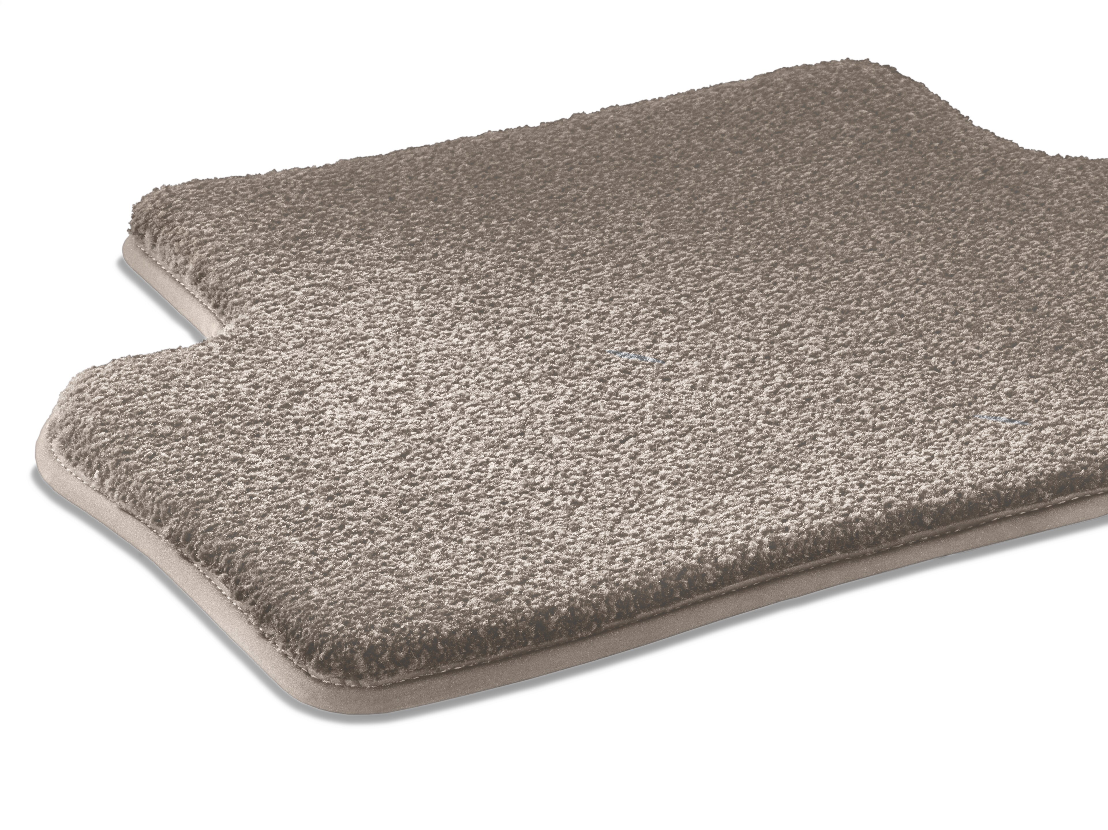 Velour floor mats EXCLUSIVE, Rear, Set of 2 - LHD/RHD, macchiato beige