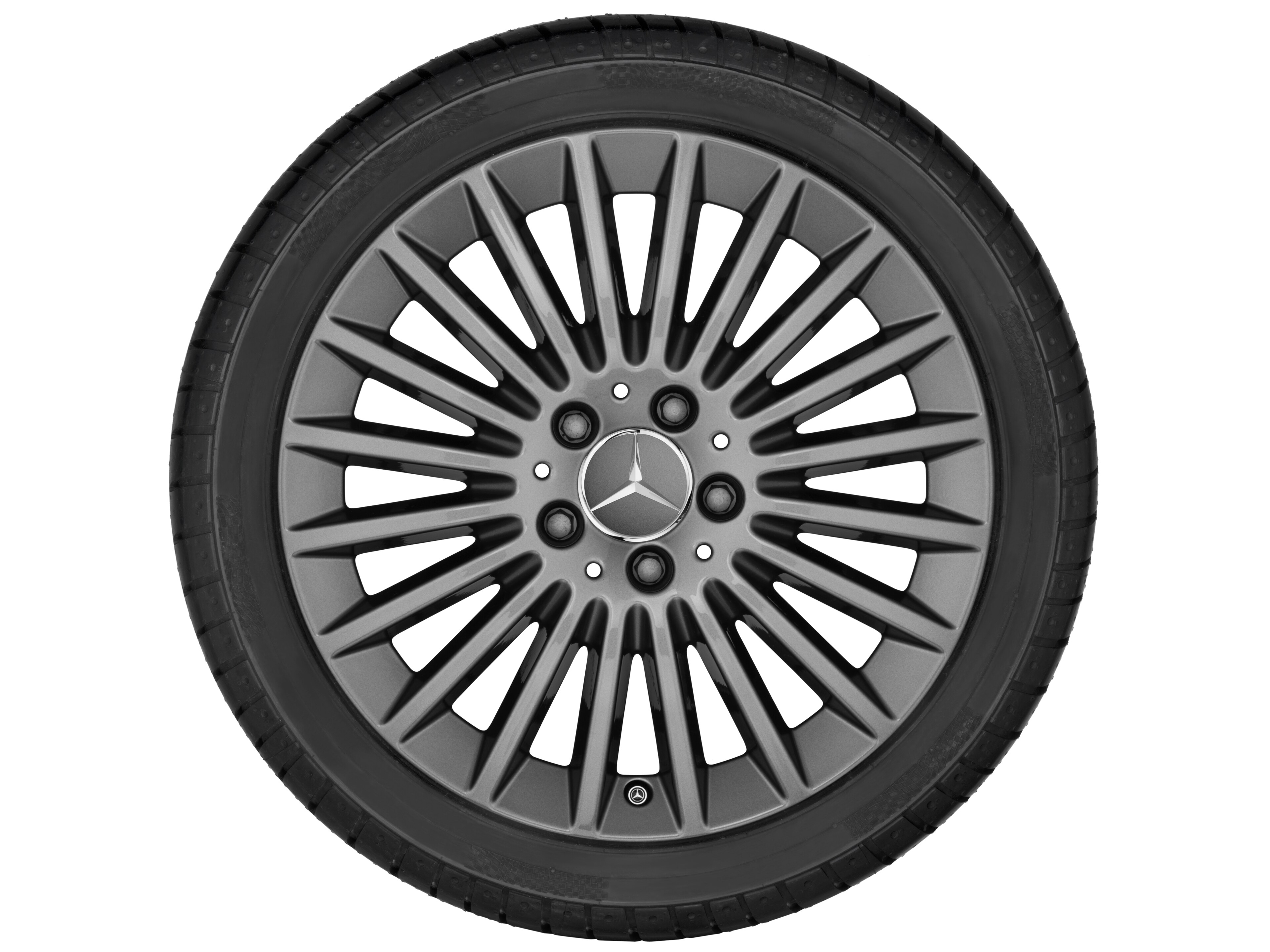 Multi-spoke wheel, 43.2 cm (17-inch) - 8 J x 17 ET 54, himalaya grey, painted