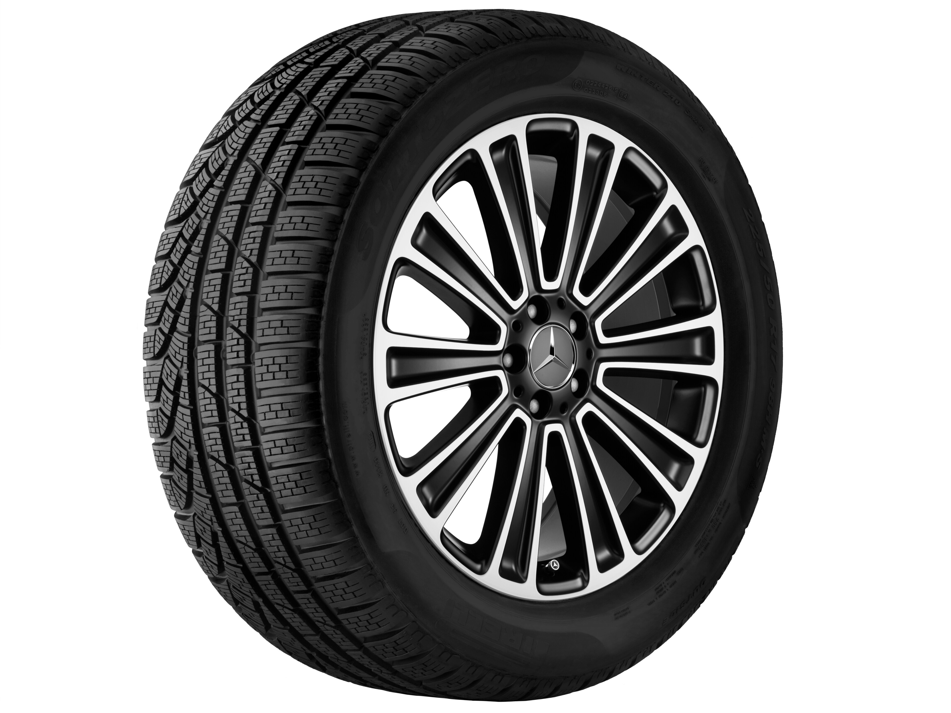 10-spoke wheel, 50.8 cm (20-inch), High-sheen finish - 9 J x 20 ET 57, matt black, high-sheen