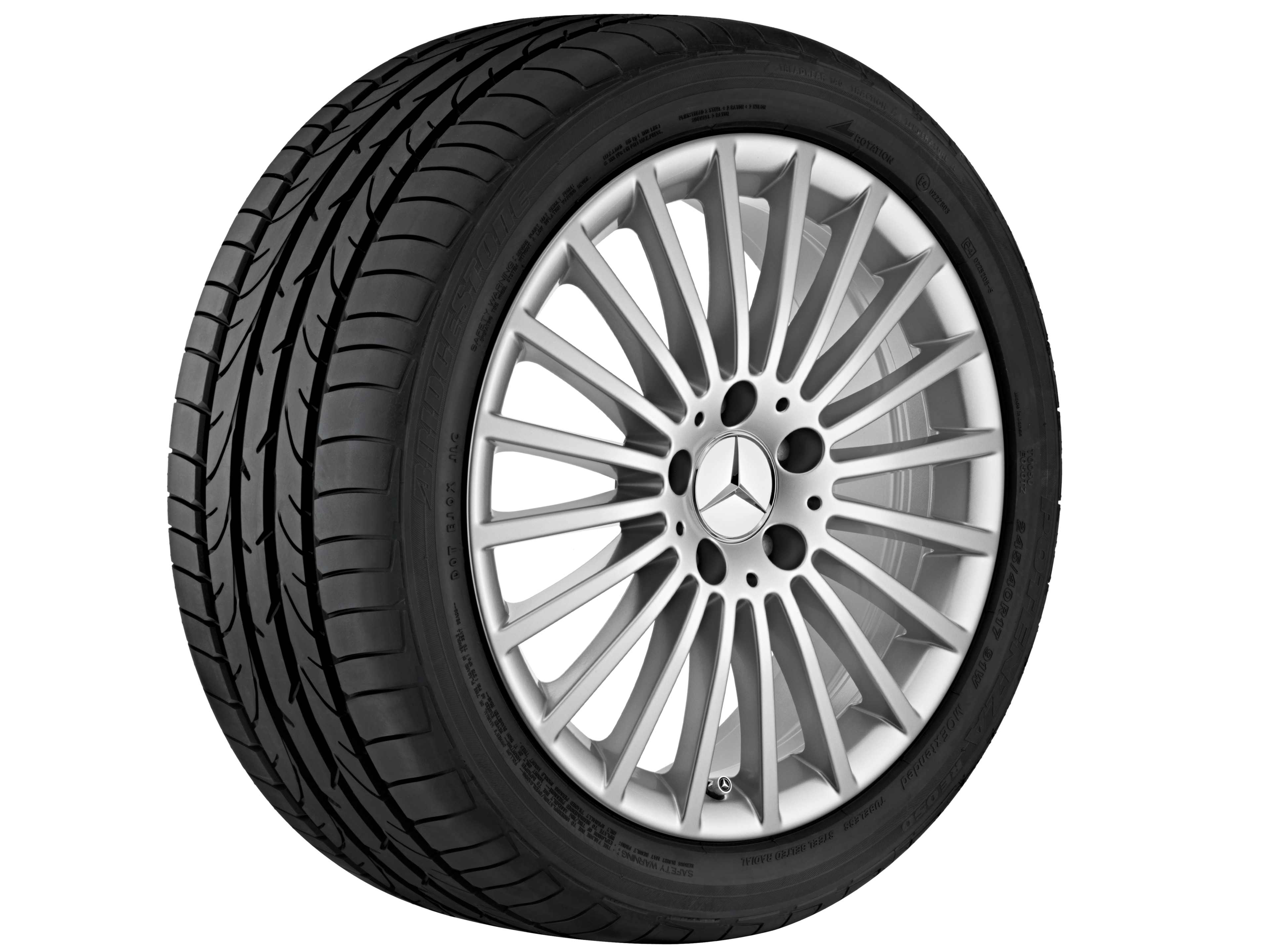 Multi-spoke wheel - 215/60 R17  96V, 6,5 J x 17 ET 38
