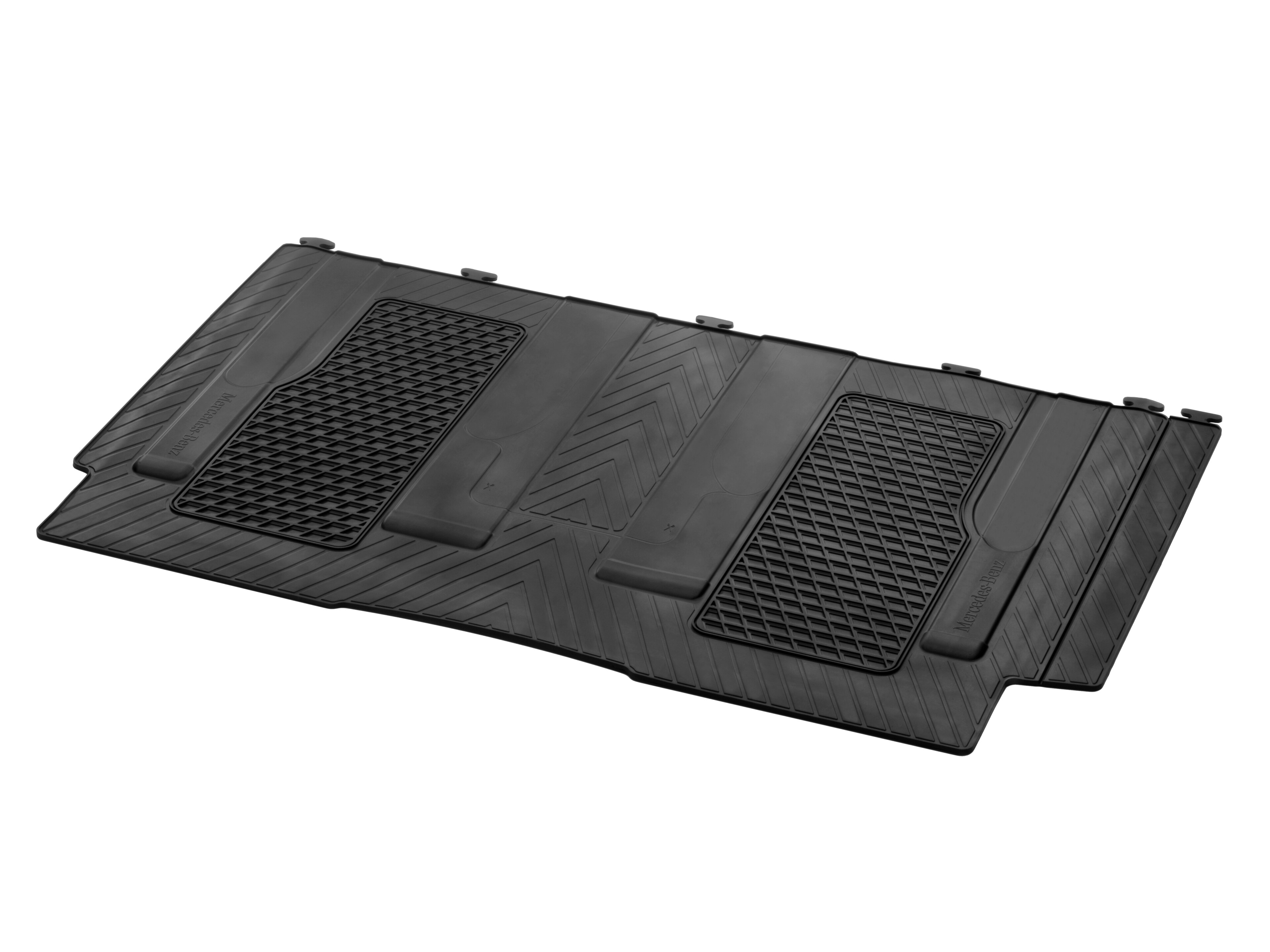 All-season mats, Passenger compartment, Passenger compartment I, for twin and single rail, single - LHD/RHD, black