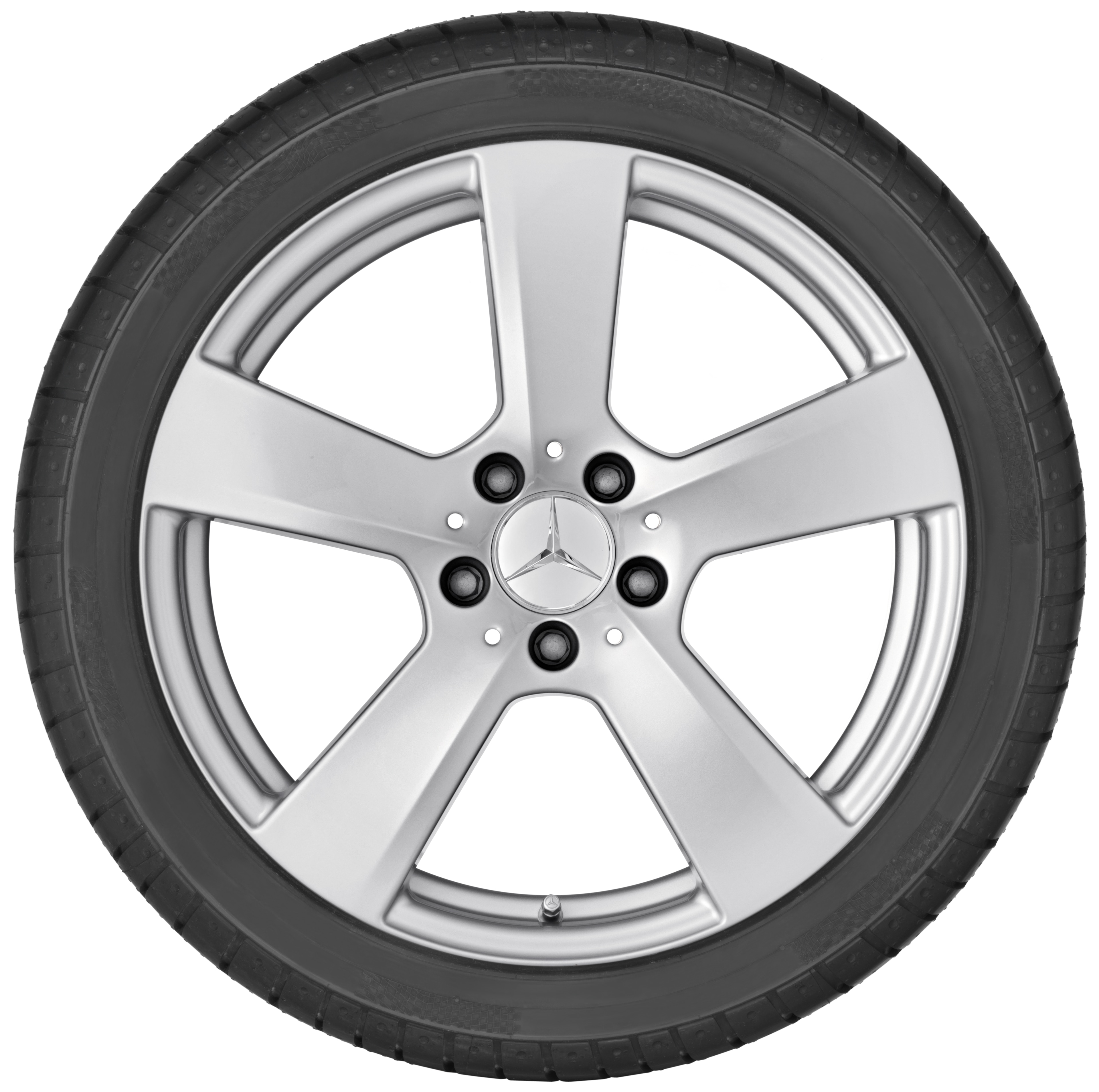 5-spoke wheel, 45.7 cm (18-inch) - 9 J x 18 ET 54, titanium silver