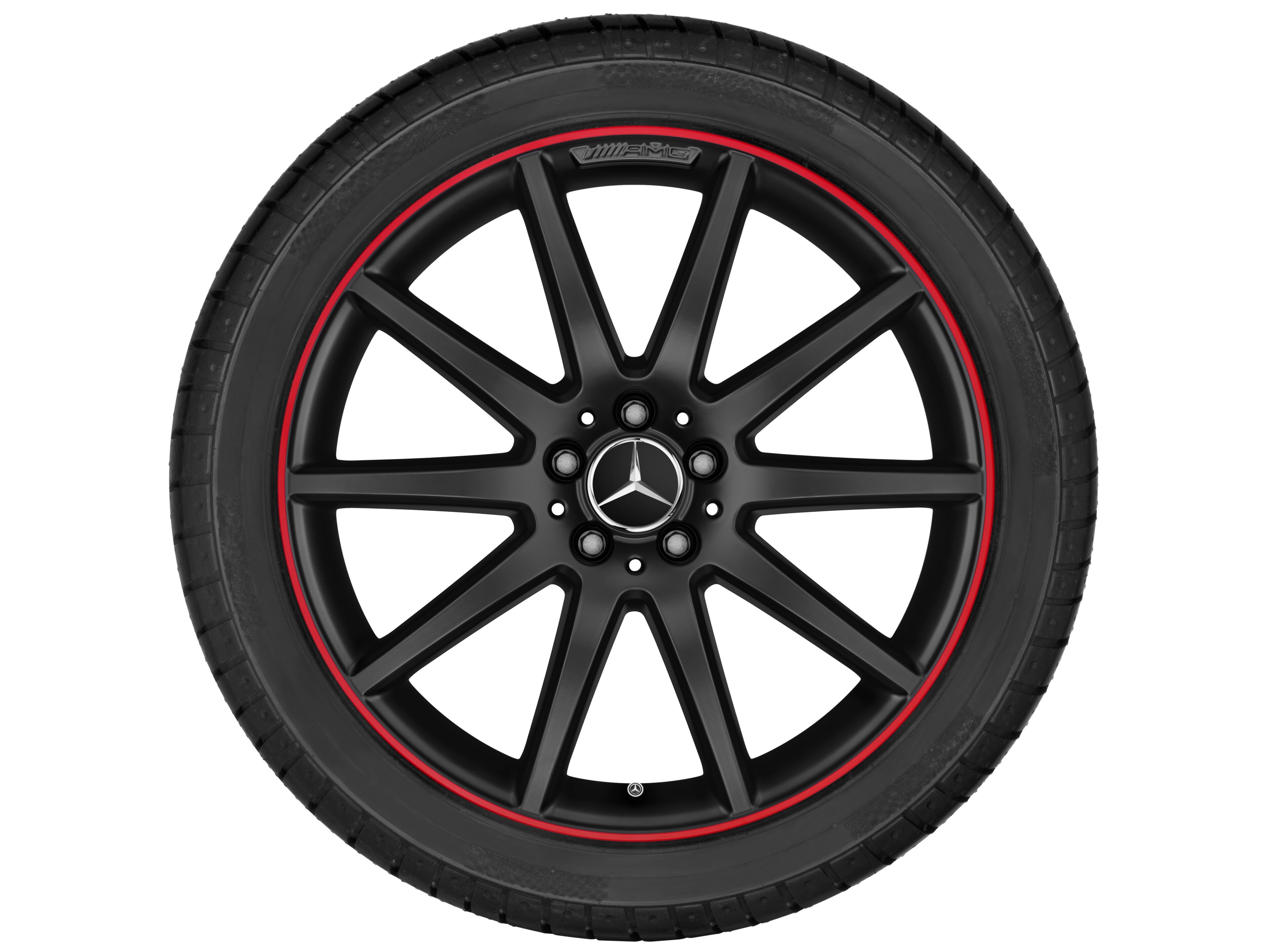 AMG 10-spoke wheel, 50.8 cm (20-inch) - 8 J x 20 ET 43,5, matt black